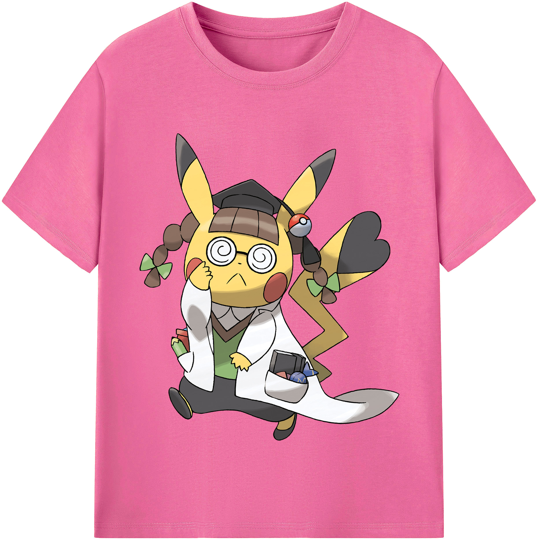 （画像用） ポケットモンスター Pokémon レディースカジュアルプリントTシャツ（綿100％）